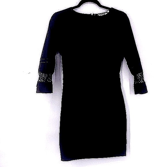 Naf Naf black dress size small lace details - Picture 1 of 8
